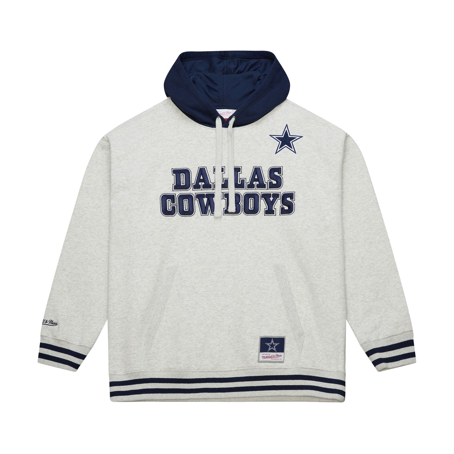 Dallas Cowboys Mitchell & Ness Off Season Retro Hoodie- White