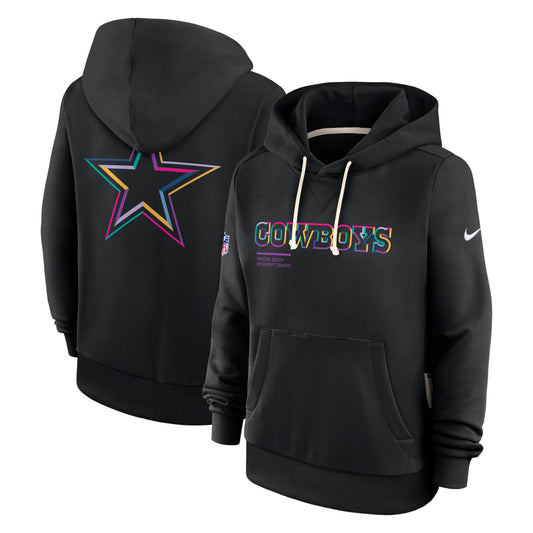 Dallas Cowboys Nike 2025 Crucial Catch Therma Performance Pullover Women's Hoodie