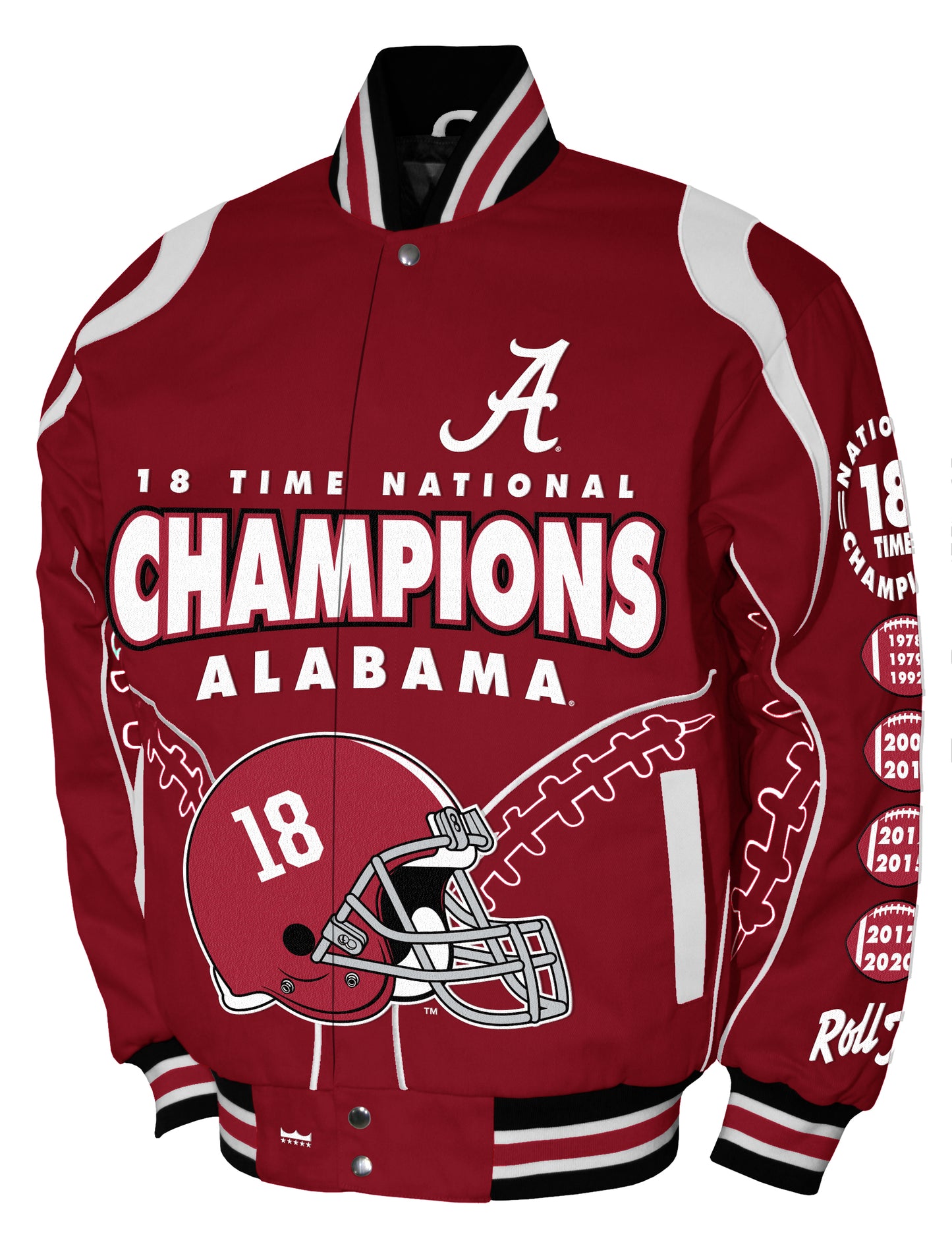 Alabama Crimson Tide Franchise Club Commemorative Twill Jacket