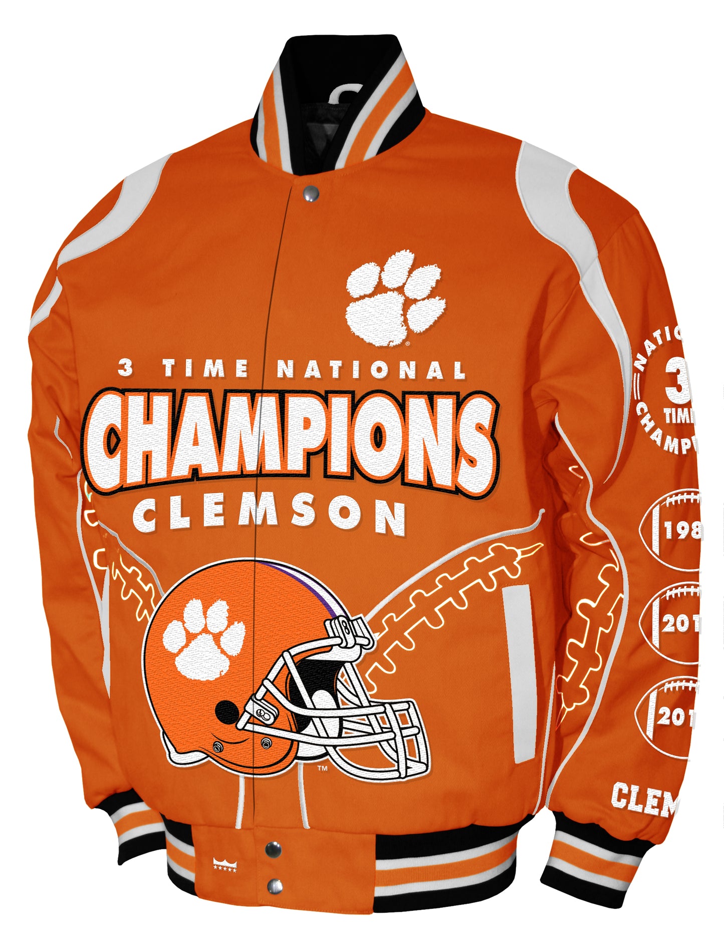 Clemson Tigers Franchise Club Commemorative Twill Jacket - Orange