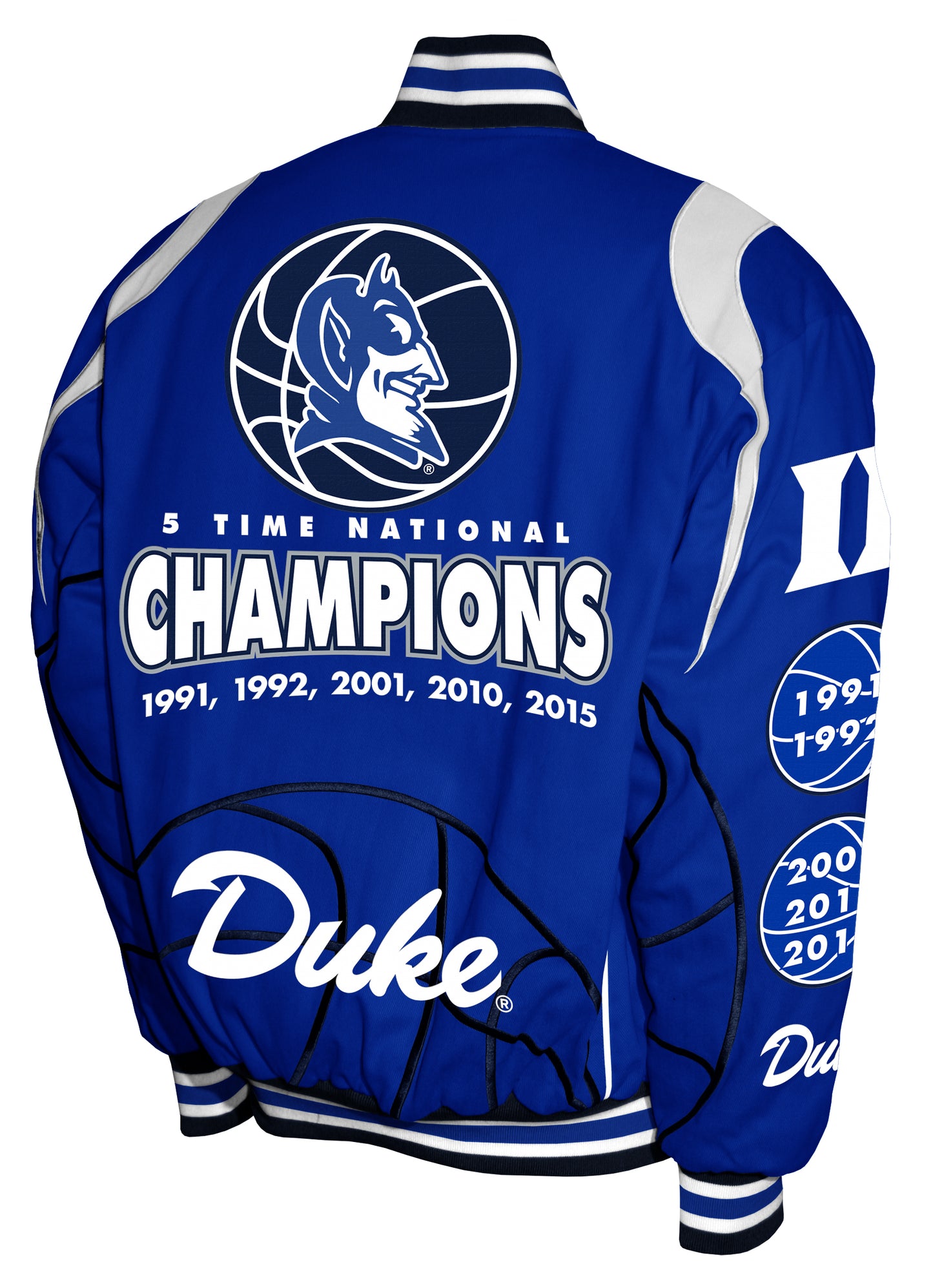 Duke Blue Devils Franchise Club Commemorative Twill Jacket - Blue