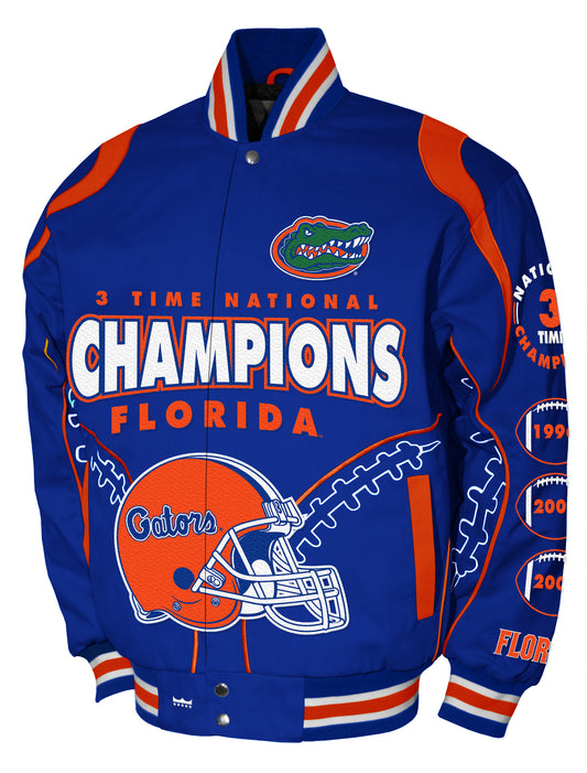 Florida Gators Franchise Club Commemorative Twill Jacket - Blue