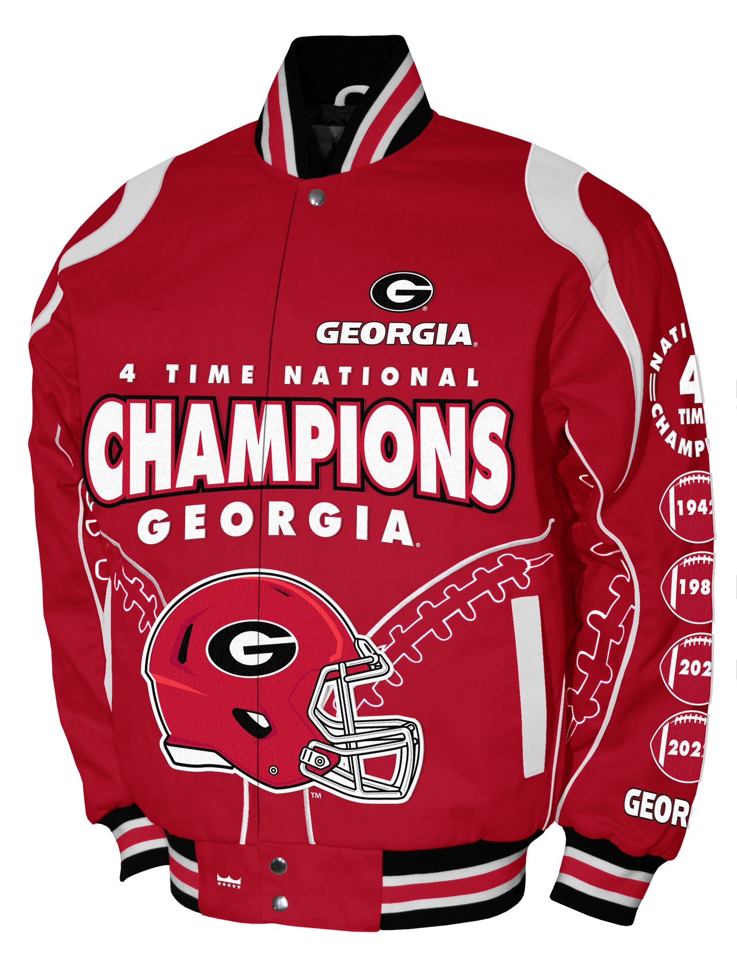 Georgia Bulldogs Franchise Club Commemorative Twill Jacket - Red