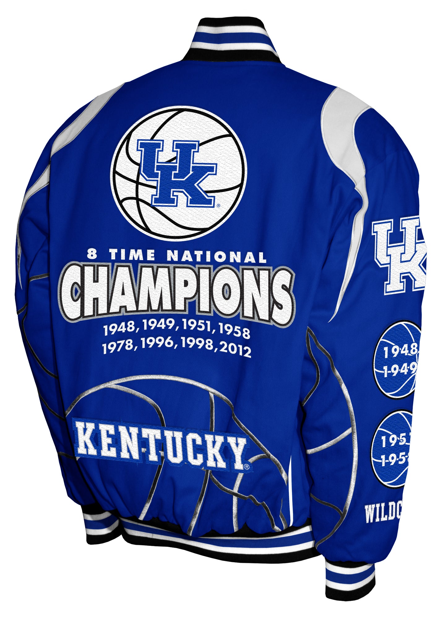 Kentucky Wildcats Franchise Club Commemorative Twill Jacket - Blue