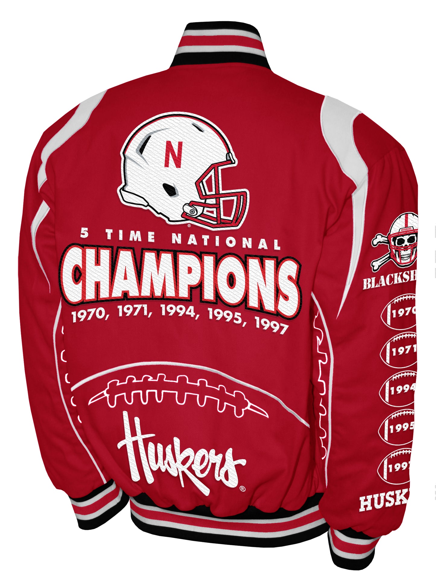 Nebraska Cornhuskers Franchise Club Commemorative Twill Jacket - Red