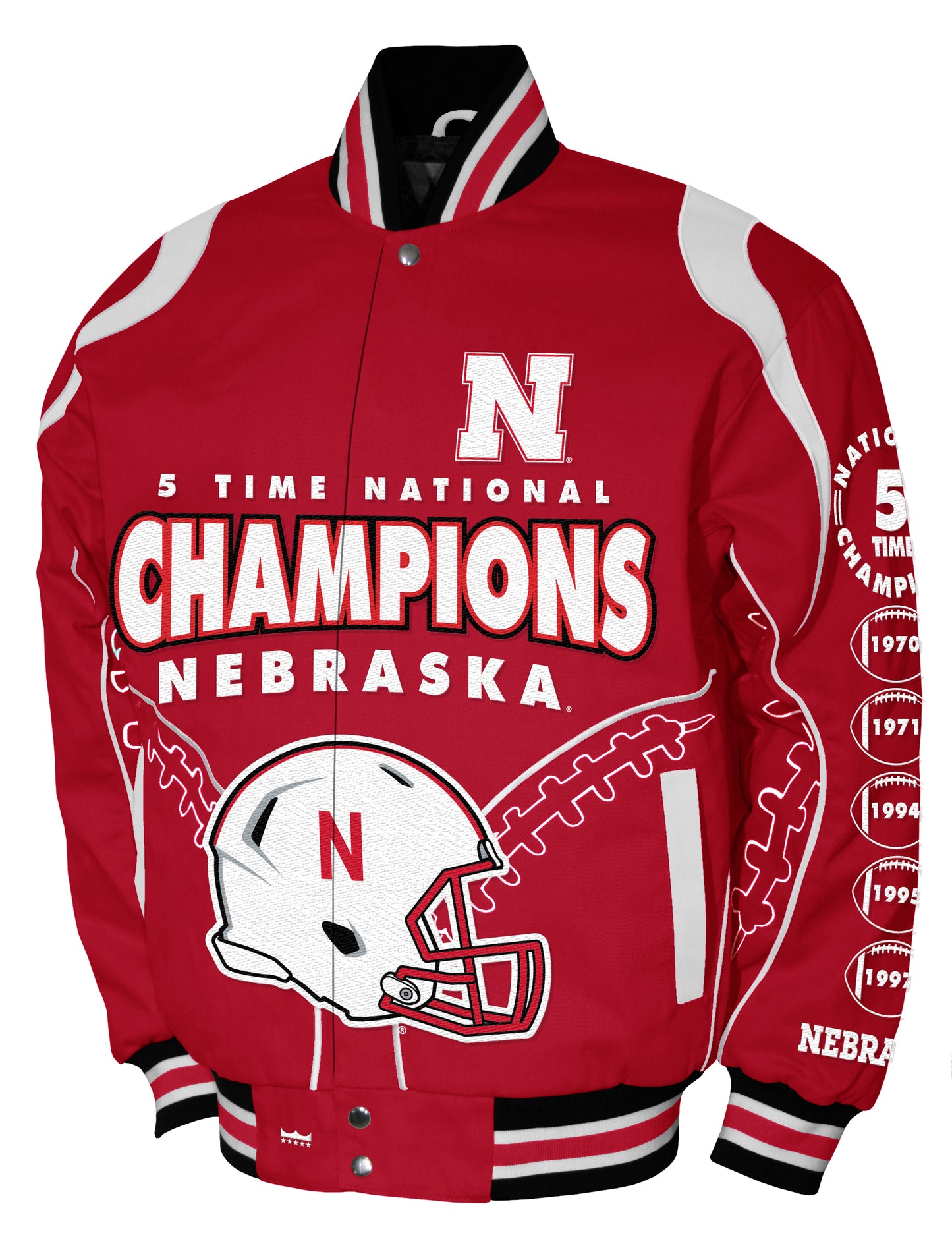 Nebraska Cornhuskers Franchise Club Commemorative Twill Jacket - Red