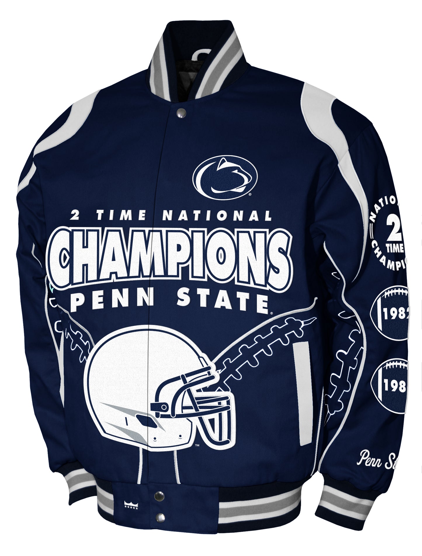 Penn State Nittany Lions Franchise Club Commemorative Twill Jacket - Navy