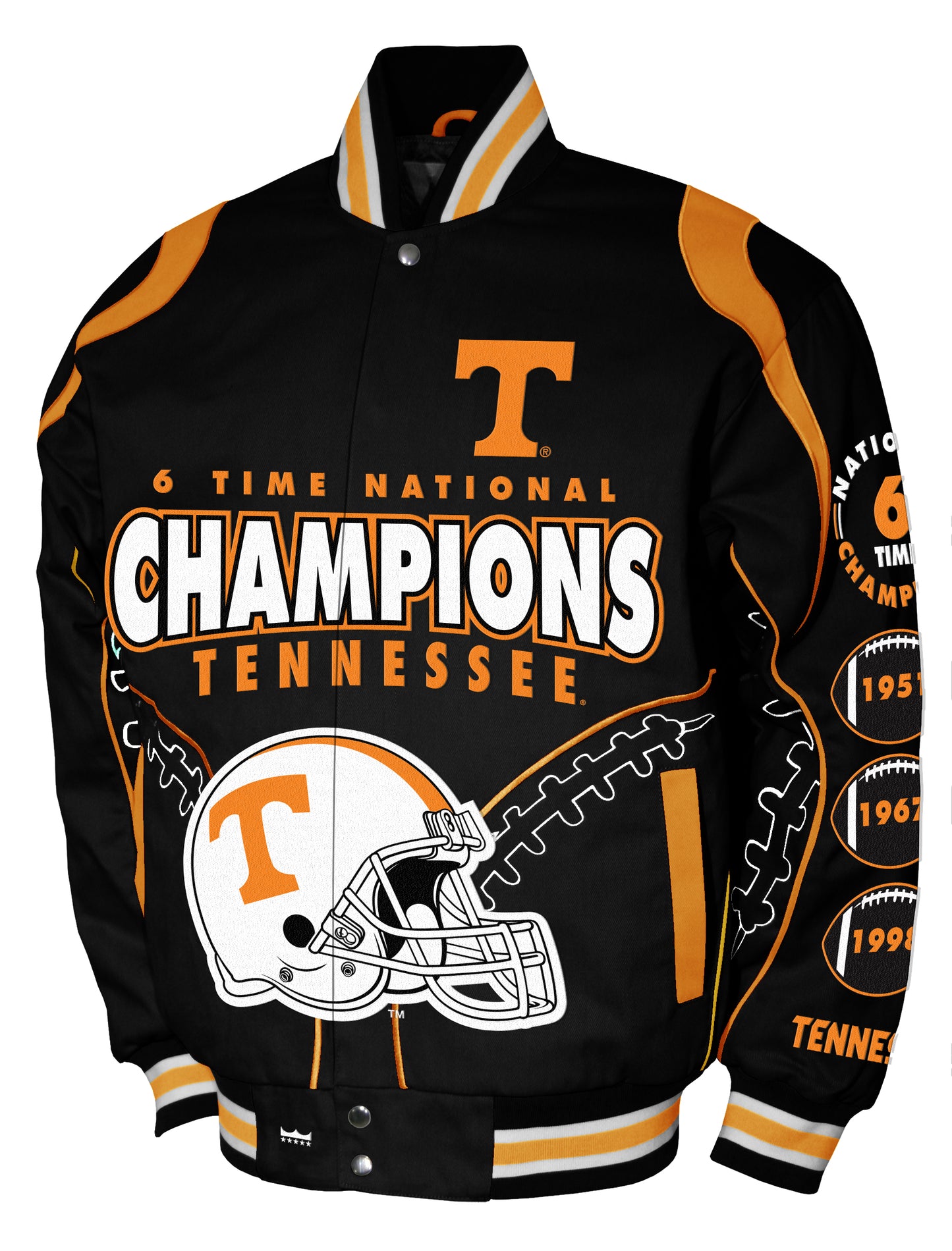 Tennessee Volunteers Franchise Club Commemorative Twill Jacket - Black