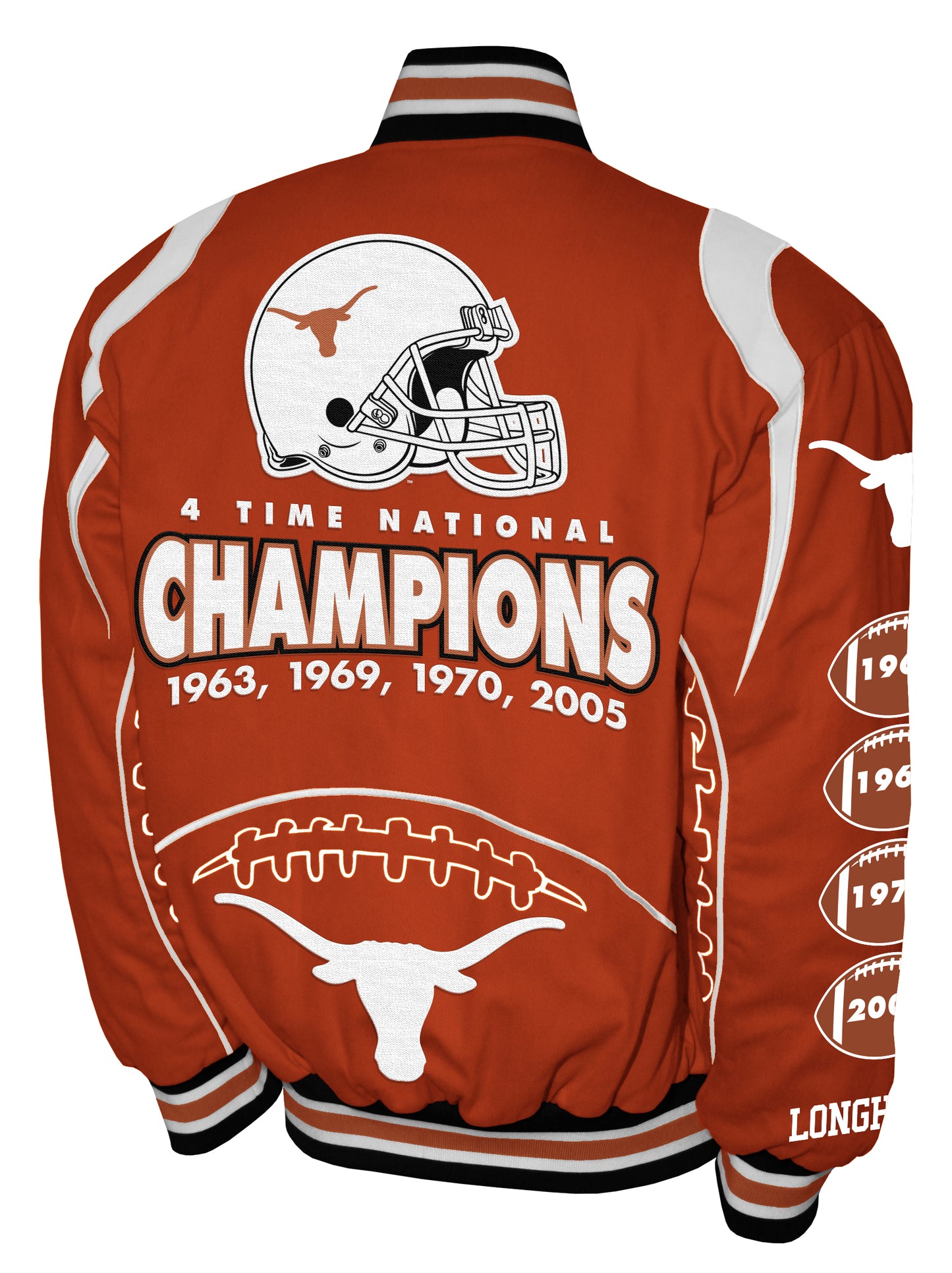 Texas Longhorns Franchise Club Commemorative Twill Jacket - Orange