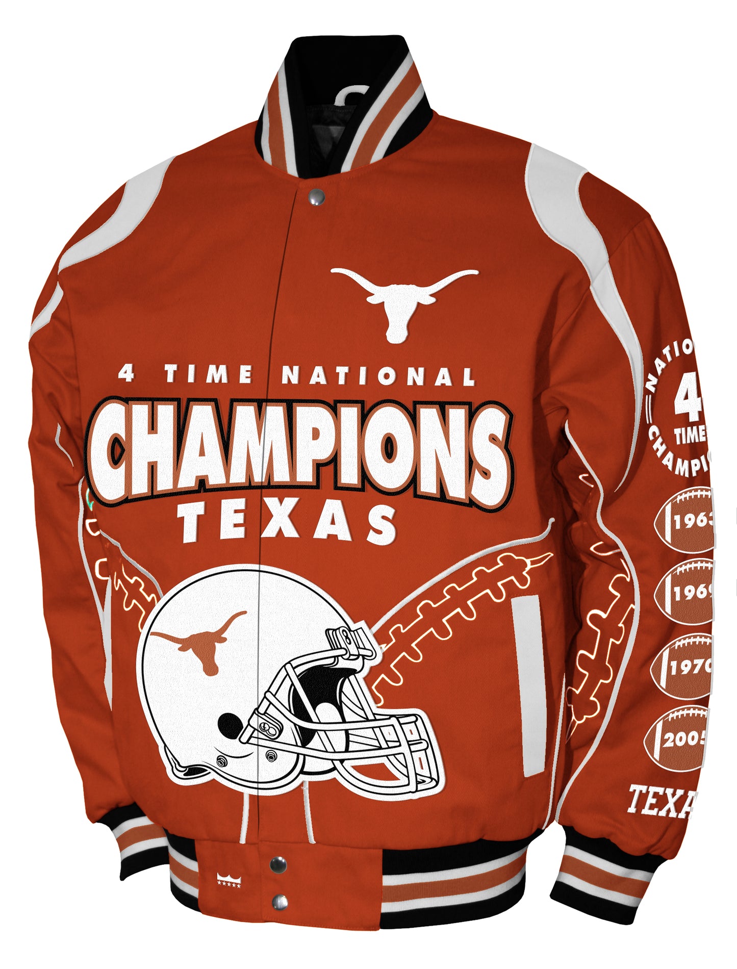 Texas Longhorns Franchise Club Commemorative Twill Jacket - Orange