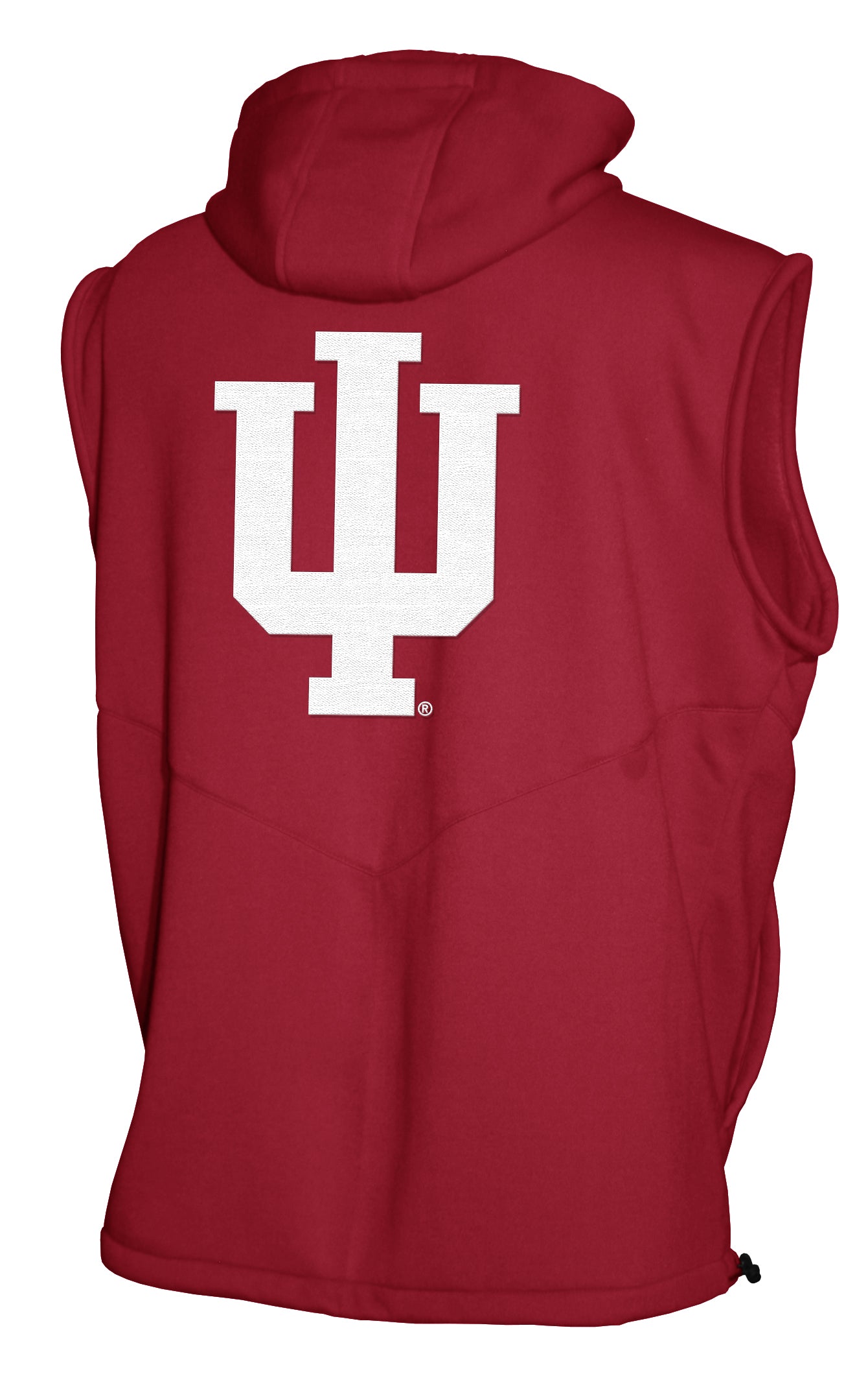 Indiana Hoosiers Franchise Club Gym Fleece Full-Zip Hoodie Vest - Red