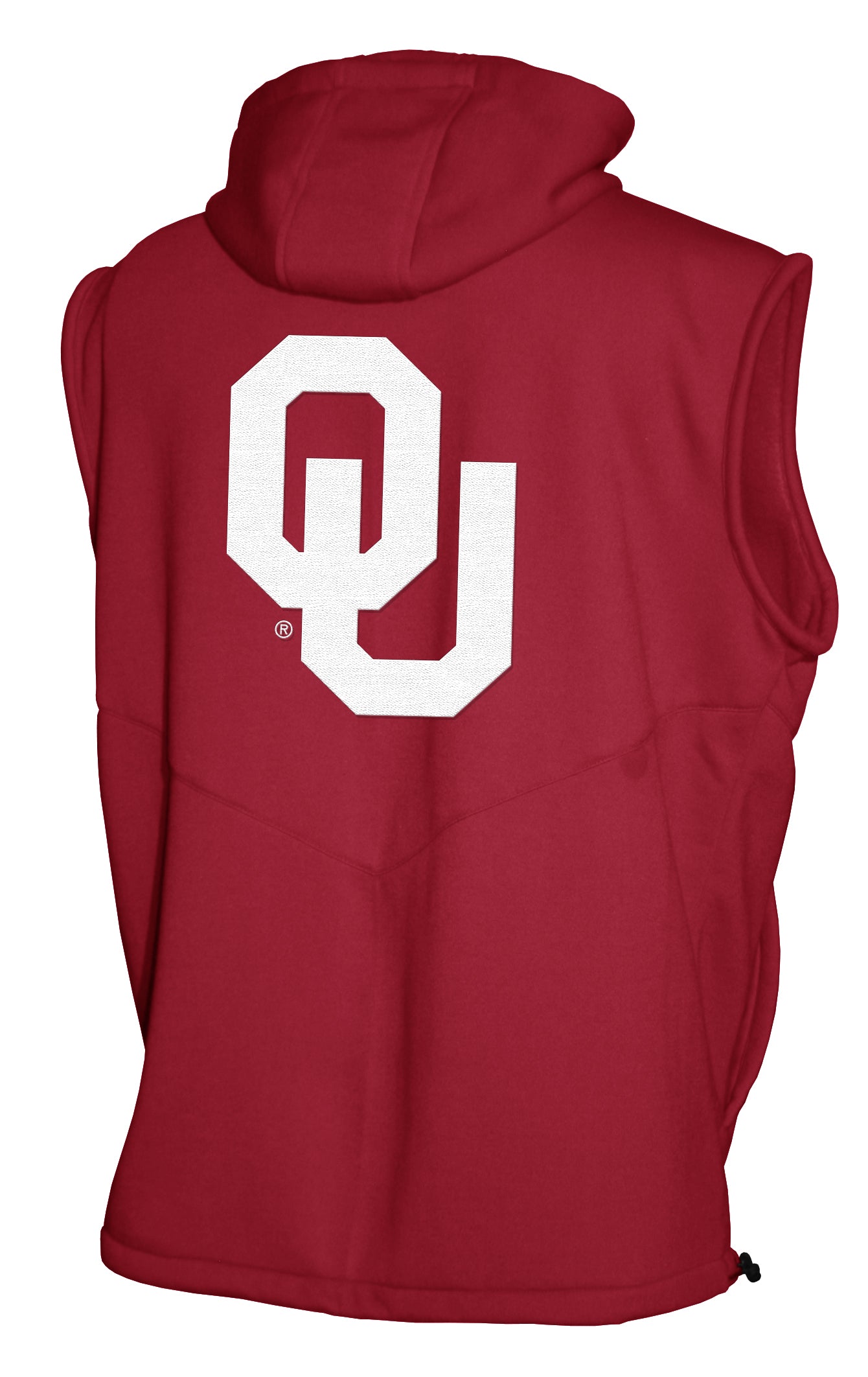 Oklahoma Sooners Franchise Club Gym Fleece Full-Zip Hoodie Vest - Red