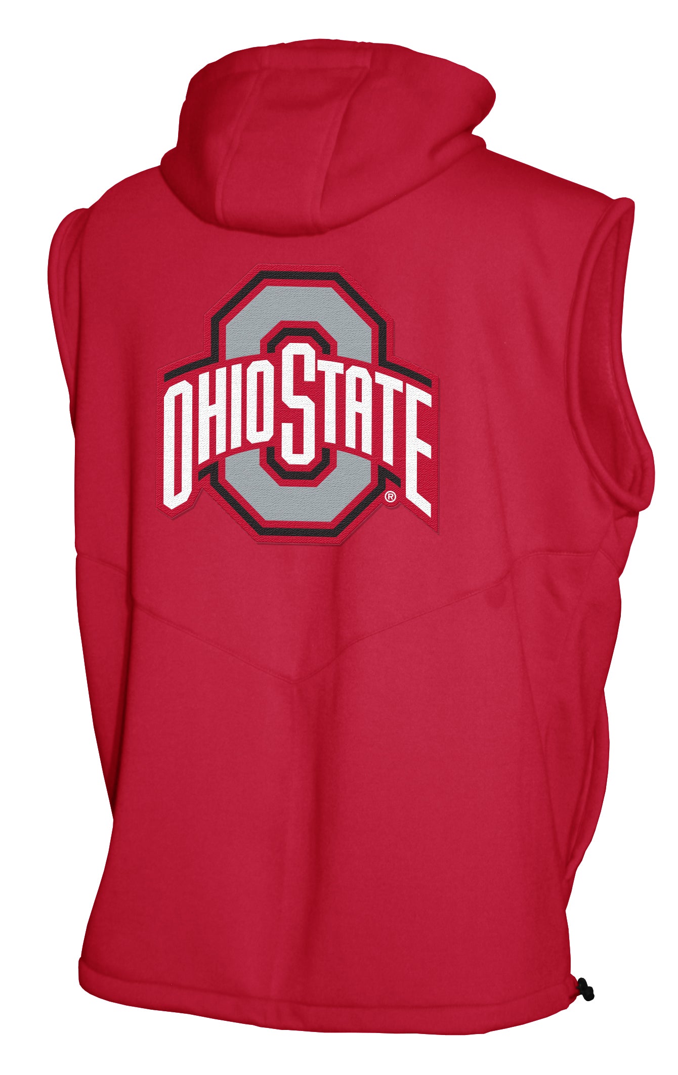 Ohio State Buckeyes Franchise Club Gym Fleece Full-Zip Hoodie Vest - Red