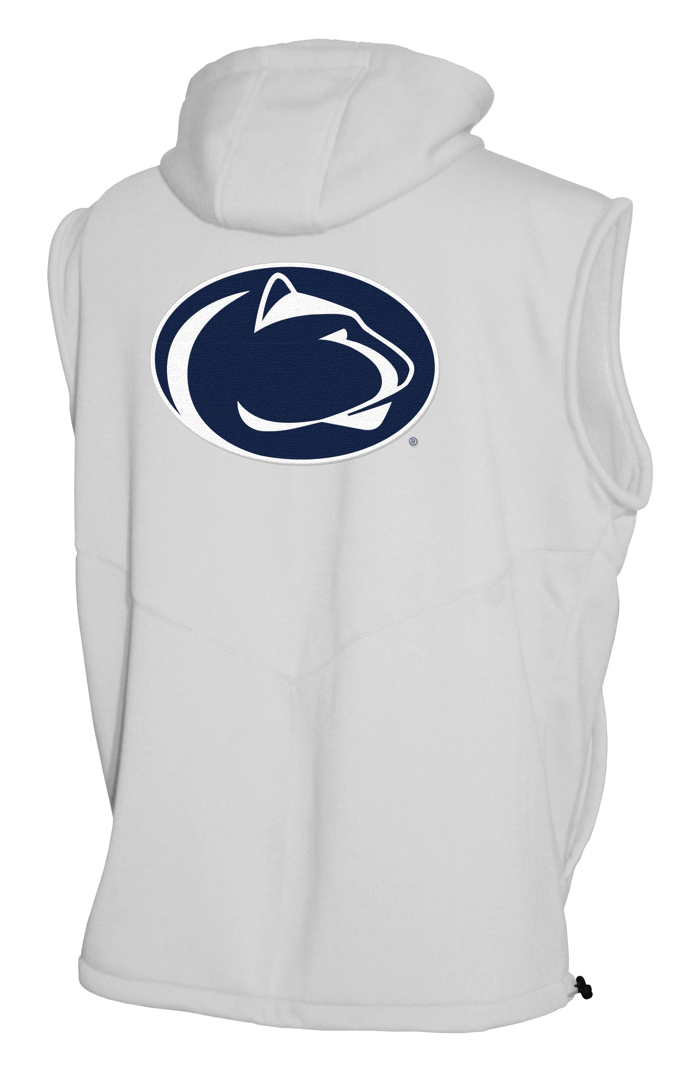 Penn State Nittany Lions Franchise Club Gym Fleece Full-Zip Hoodie Vest - White