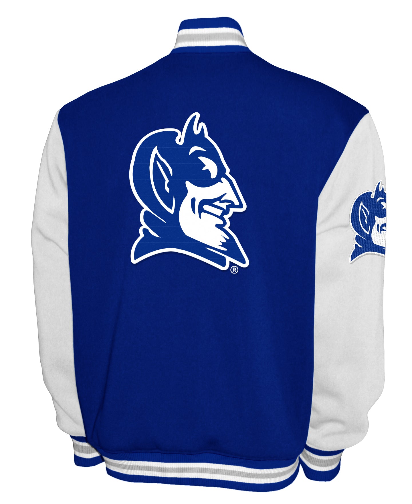 Duke Blue Devils Franchise Club Fleece Varsity Full-Snap Jacket - Blue