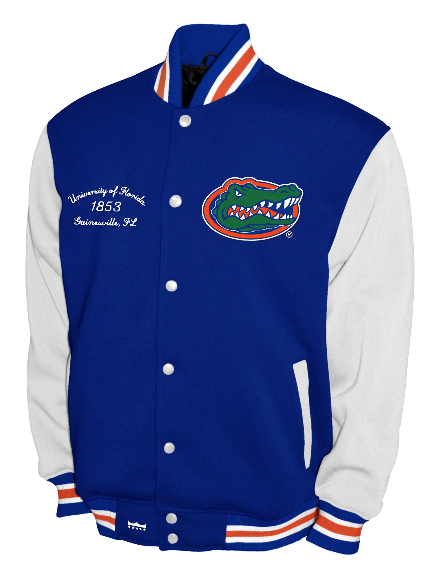 Florida Gators Franchise Club Fleece Varsity Full-Snap Jacket - Blue