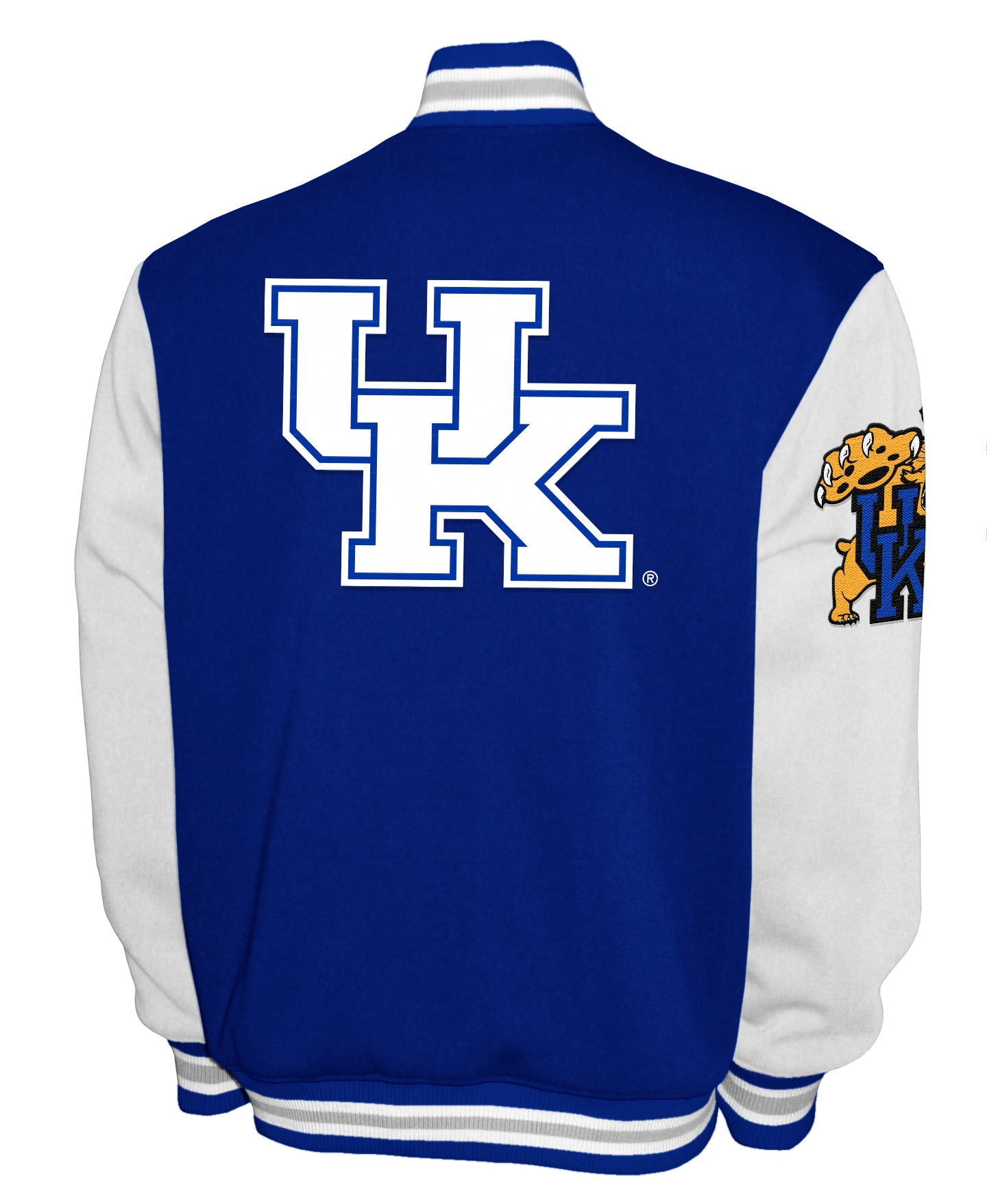 Kentucky Wildcats Franchise Club Fleece Varsity Full-Snap Jacket - Blue