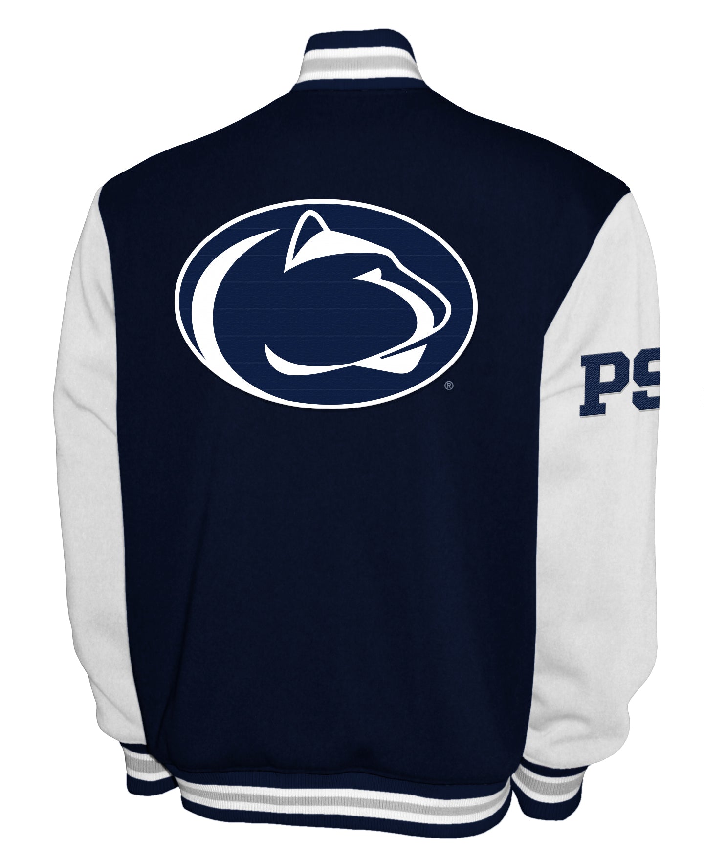 Penn State Nittany Lions Franchise Club Fleece Varsity Full-Snap Jacket - Navy