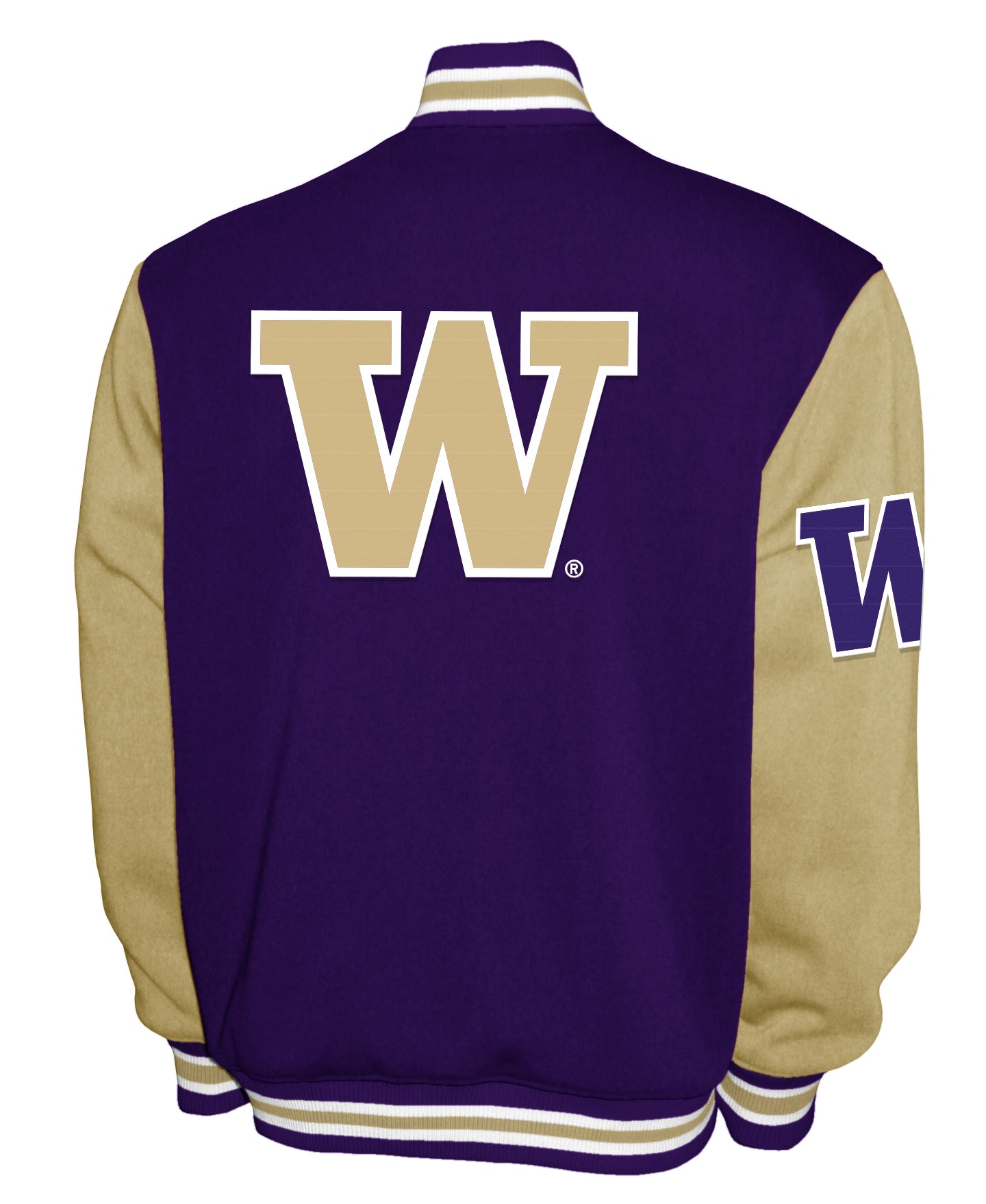 Washington Huskies Franchise Club Fleece Varsity Full-Snap Jacket - Purple