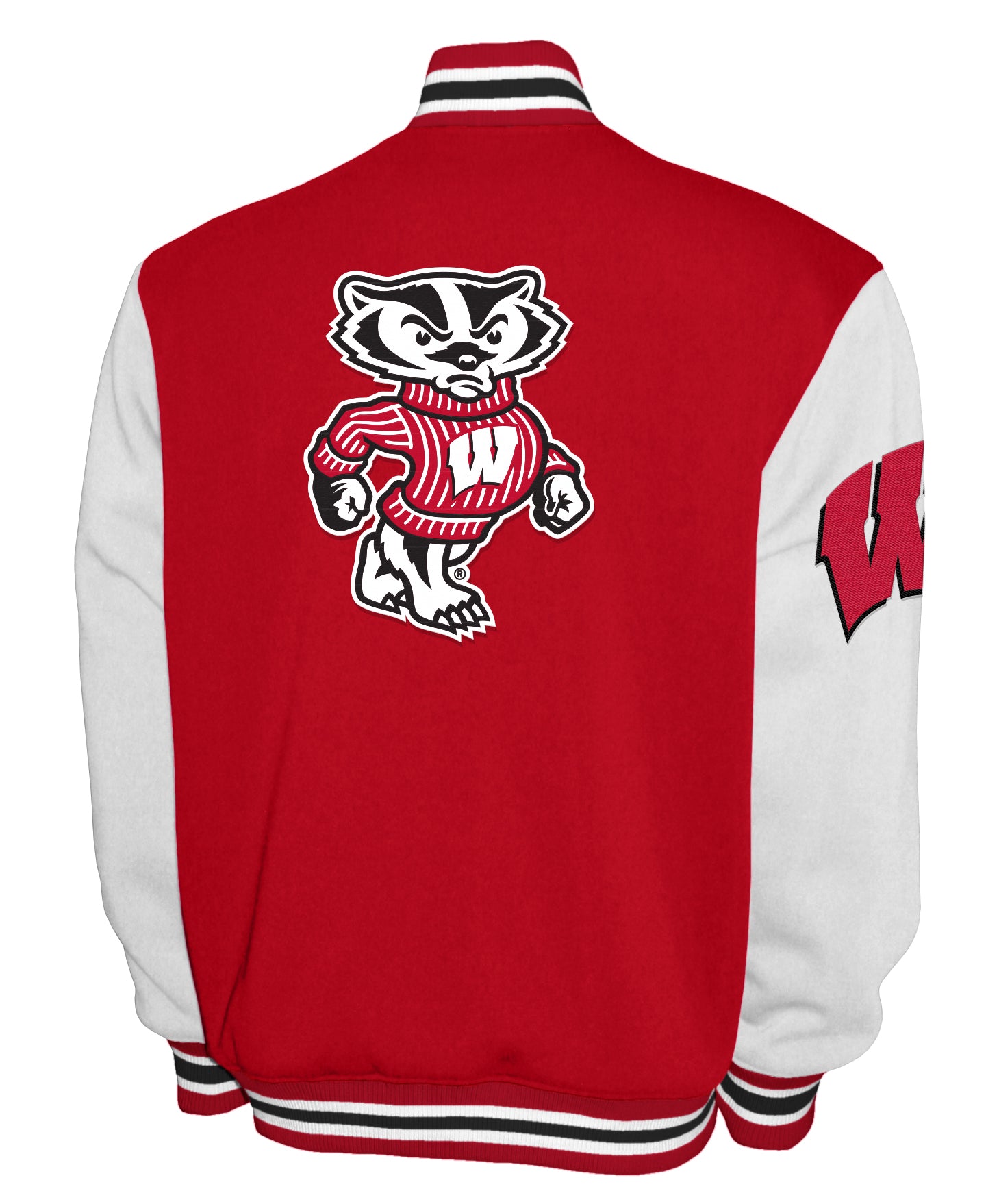 Wisconsin Badgers Franchise Club Fleece Varsity Full-Snap Jacket - Red