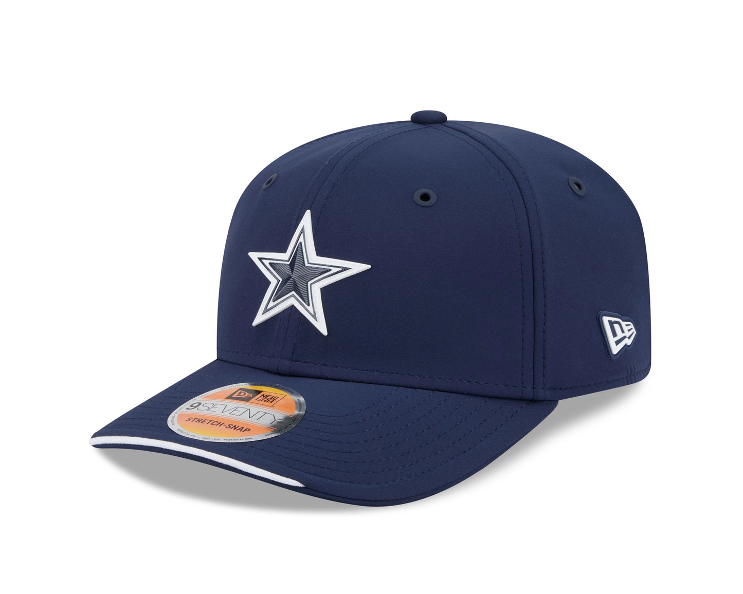 Dallas Cowboys New Era 2026 Sideline 9SEVENTY Stretch-Snap Hat - Navy
