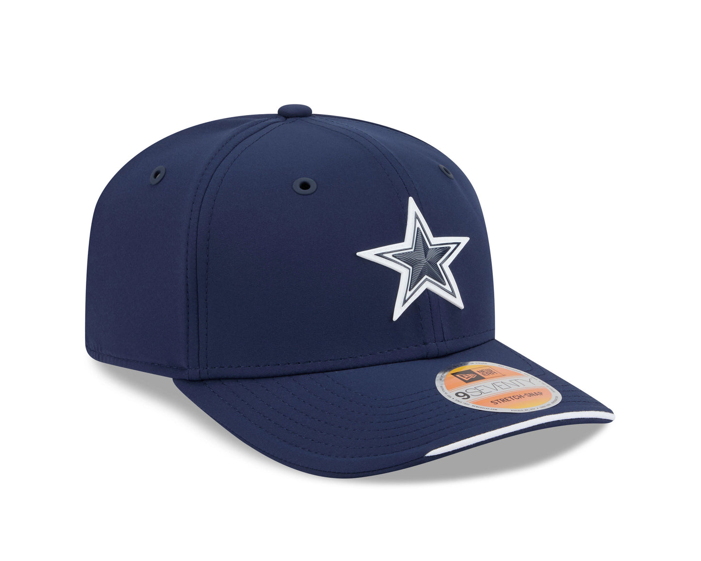 Dallas Cowboys New Era 2026 Sideline 9SEVENTY Stretch-Snap Hat - Navy
