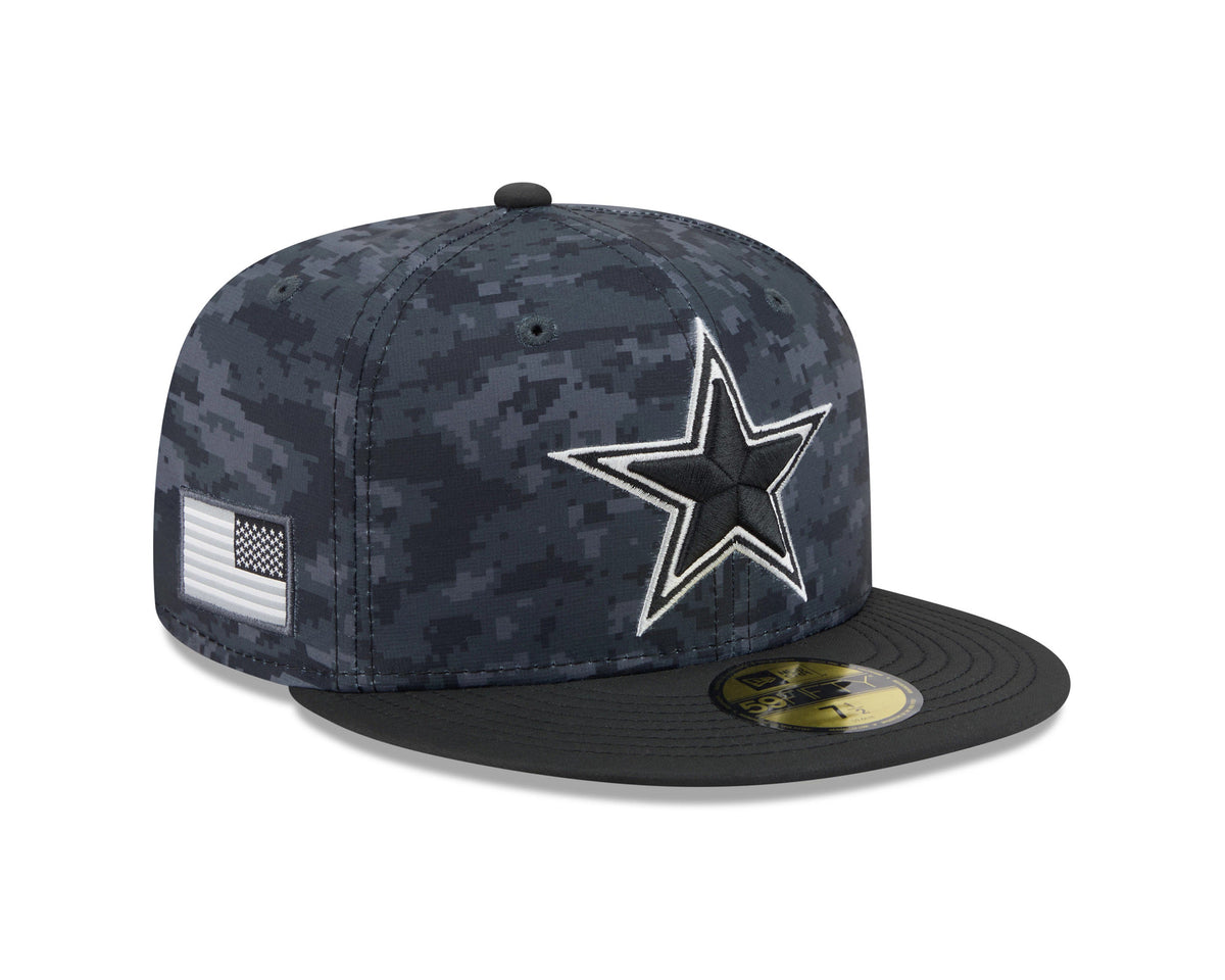 Dallas Cowboys New Era 2026 Salute To Service 59FIFTY Fitted Hat - Black
