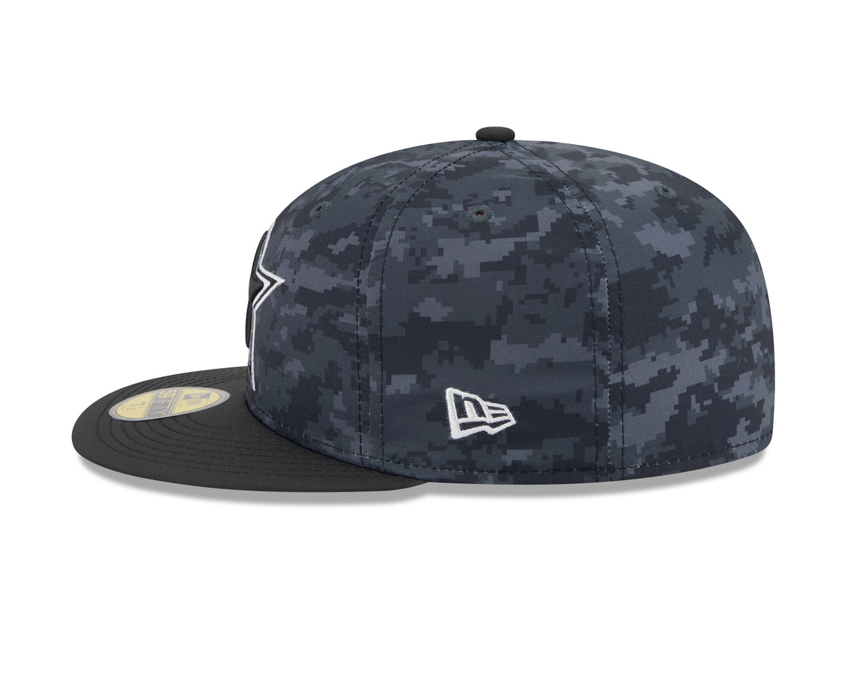 Dallas Cowboys New Era 2026 Salute To Service 59FIFTY Fitted Hat - Black