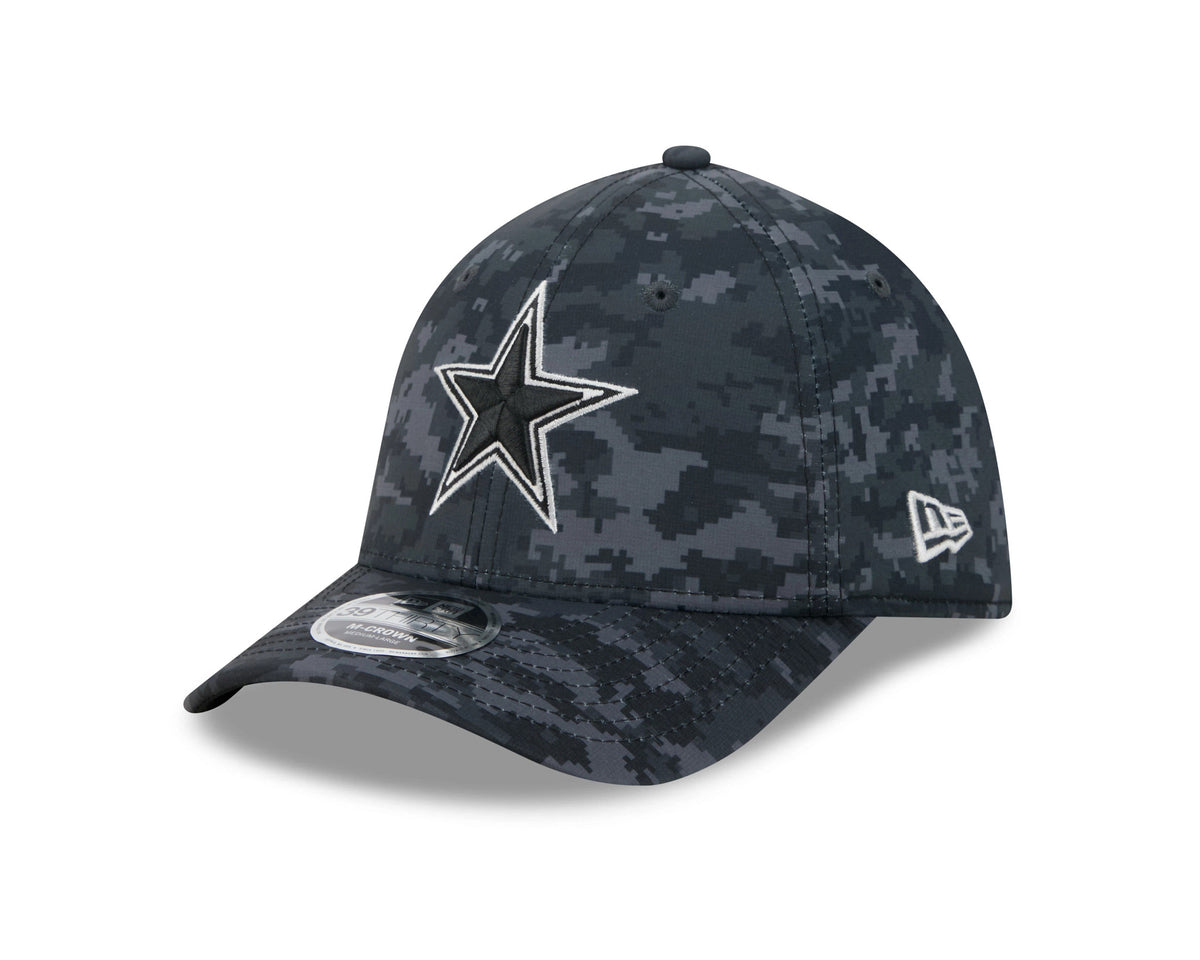 Dallas Cowboys New Era 2026 Salute To Service 39THIRTY M-Crown Stretch Hat - Black