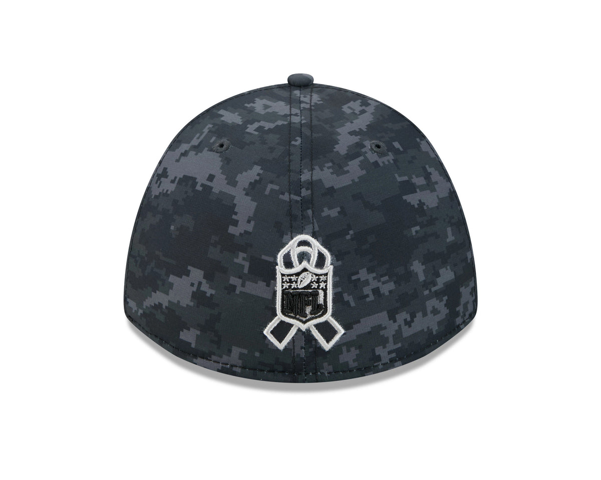 Dallas Cowboys New Era 2026 Salute To Service 39THIRTY M-Crown Stretch Hat - Black