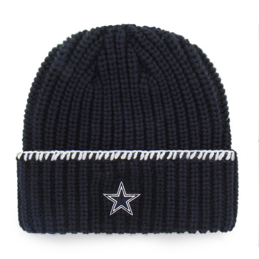 Dallas Cowboys '47 Brand Womens Blanket Stitch Cuffed Knit Hat