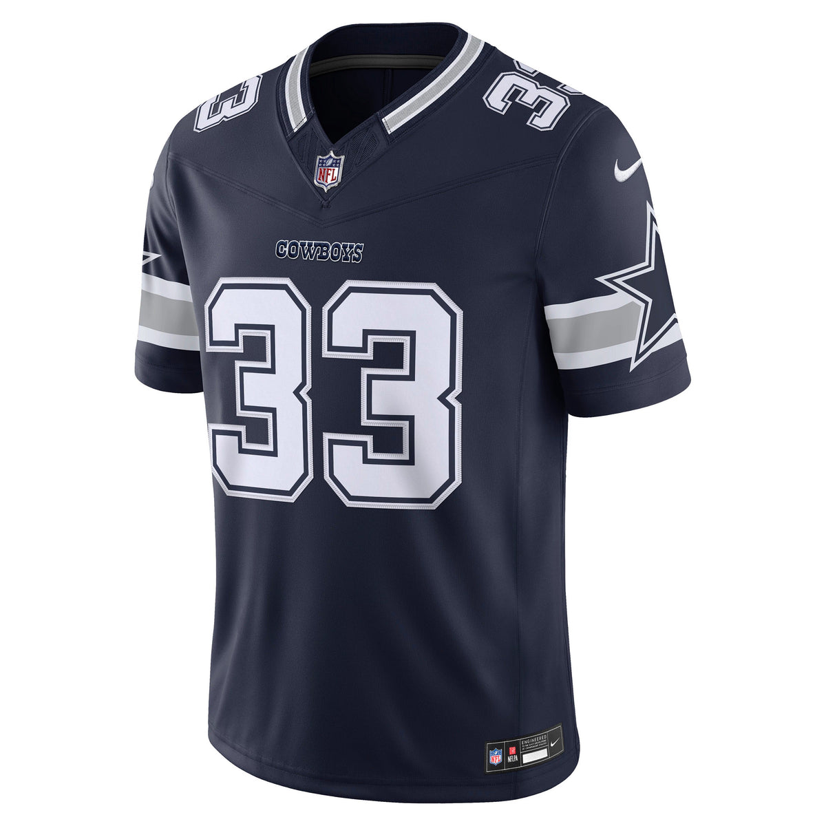 Dallas Cowboys #33 Javonte Williams  Nike Vapor Limited Stitched Jersey- Navy