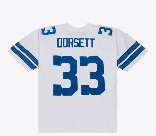 Dallas Cowboys Mitchell & Ness #33 Tony Dorestt 1977 Legacy Mens Jersey- White