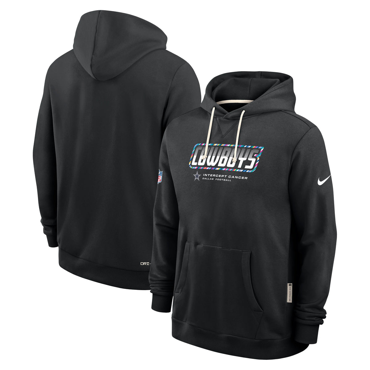 Dallas Cowboys Nike 2026 Crucial Catch Standard Issue Dri-FIT Hoodie Pullover Men's Hoodie-Black