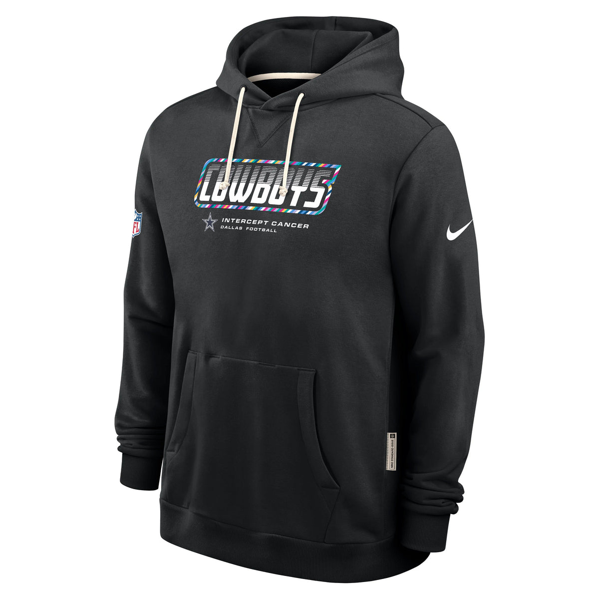 Dallas Cowboys Nike 2026 Crucial Catch Standard Issue Dri-FIT Hoodie Pullover Men's Hoodie-Black