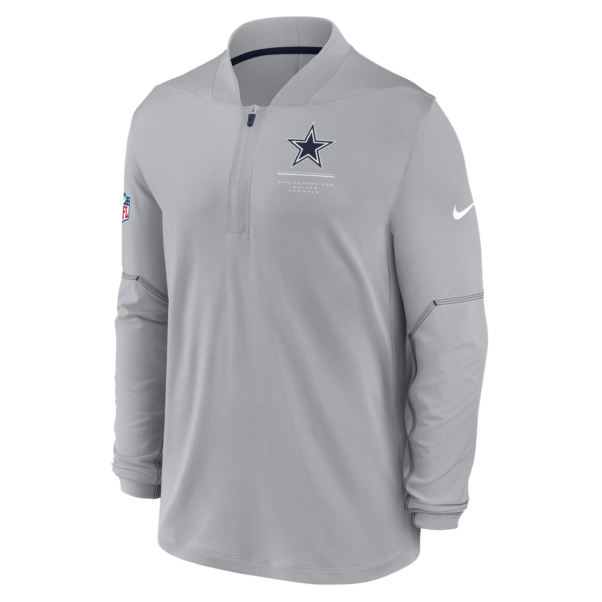 Dallas Cowboys Nike 2026 Sideline Glory Dri-FIT Half-Zip Pullover-Gray