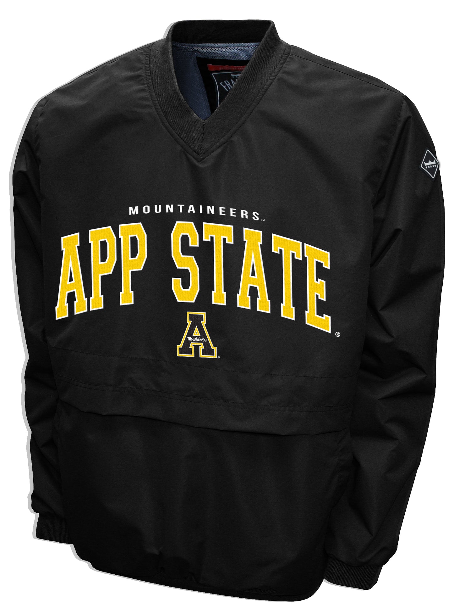 Appalachian State Mountaineers Franchise Club Members 2 Windshell Jacket - Black