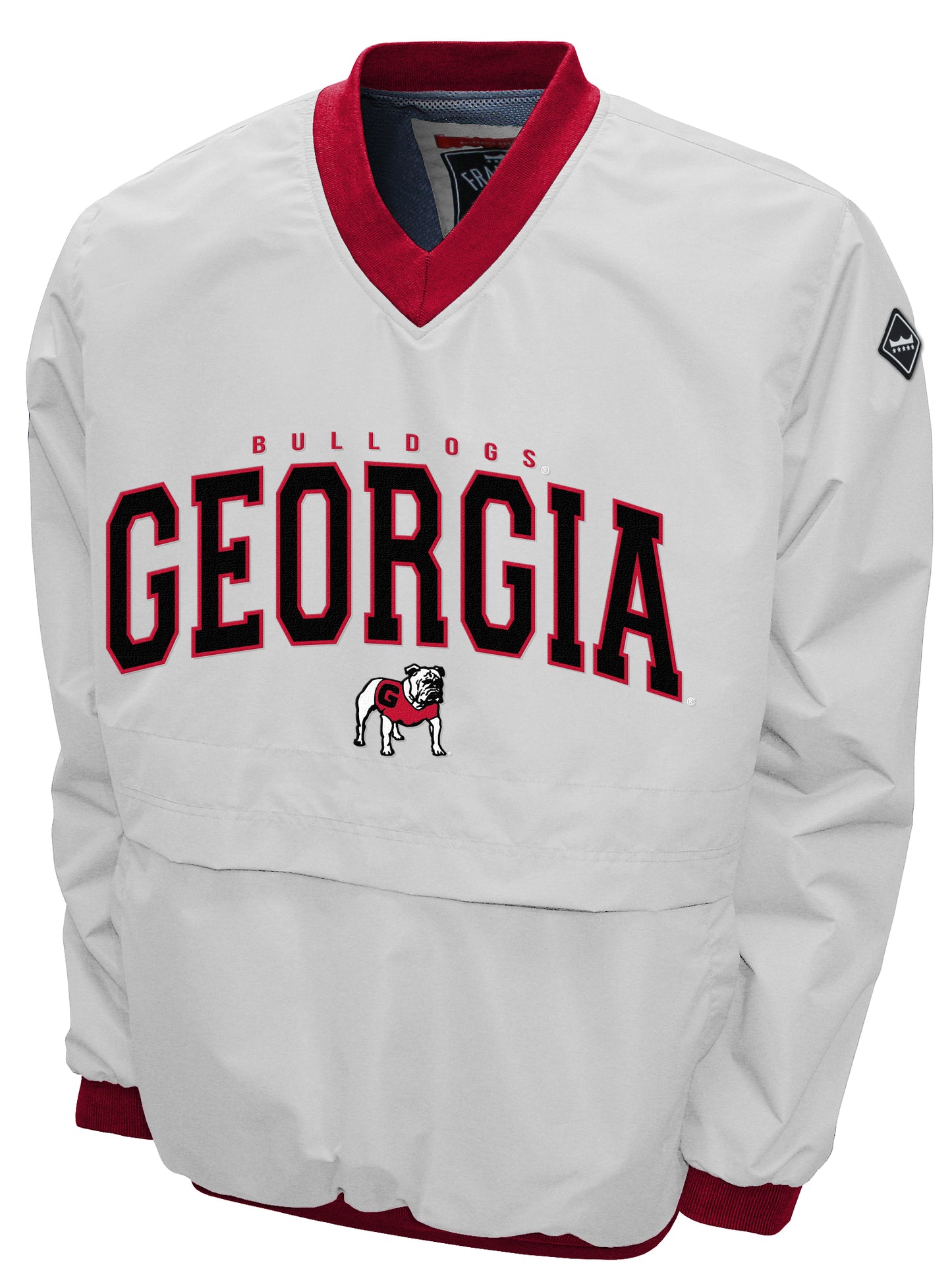 Georgia Bulldogs Franchise Club Members 2 Windshell Jacket - White