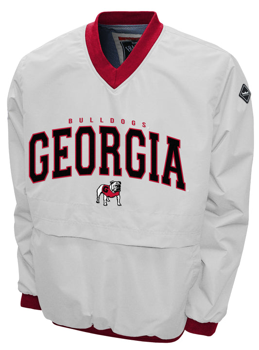 Georgia Bulldogs Franchise Club Members 2 Windshell Jacket - White