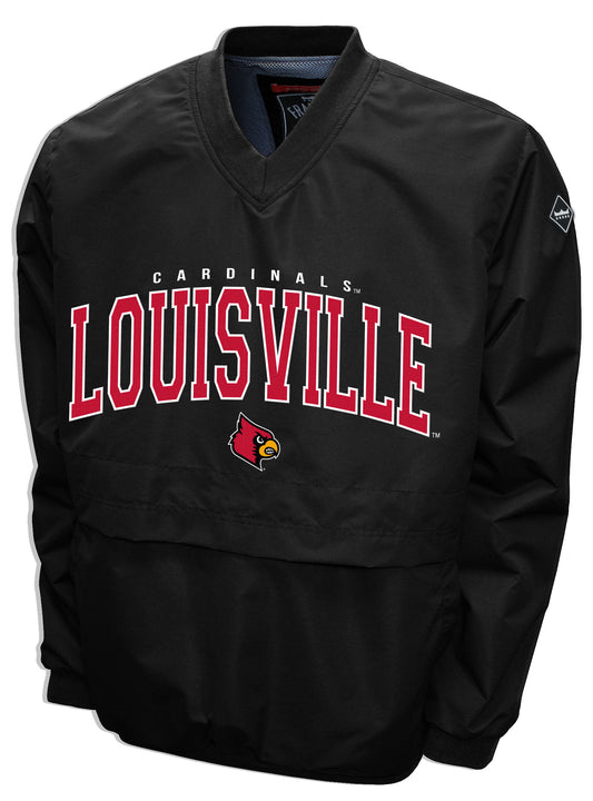 Louisville Cardinals Franchise Club Members 2 Windshell Jacket - Black
