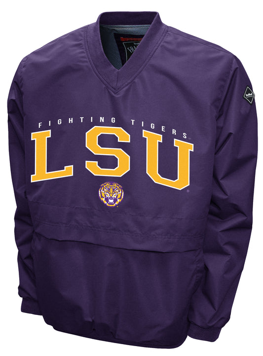 LSU Tigers Franchise Club Members 2 Windshell Jacket - Purple