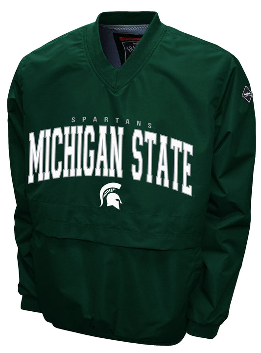 Michigan State Spartans Franchise Club Members 2 Windshell Jacket - Green