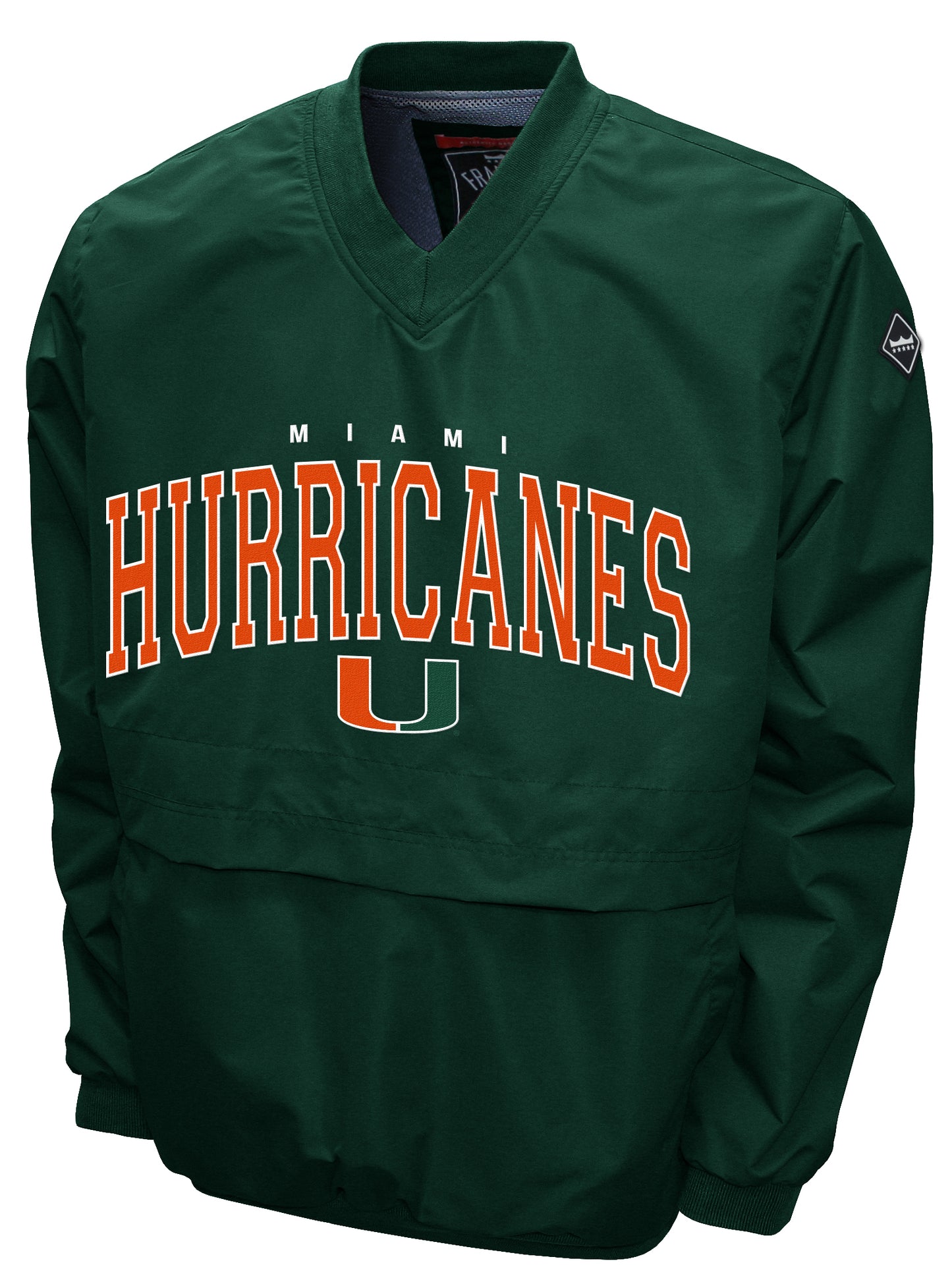 Miami Hurricanes Franchise Club Members 2 Windshell Jacket - Green