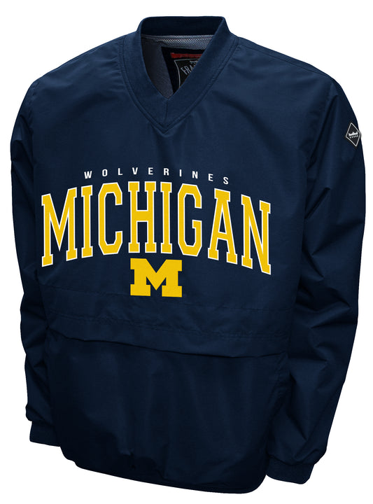 Michigan Wolverines Franchise Club Members 2 Windshell Jacket - Navy