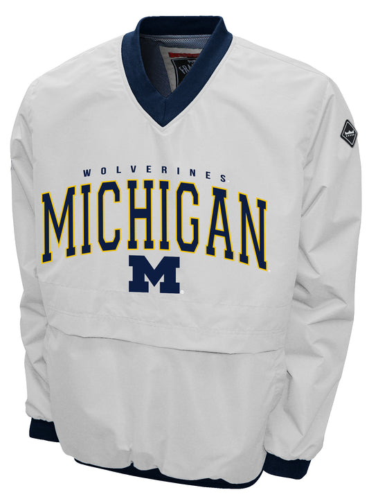 Michigan Wolverines Franchise Club Members 2 Windshell Jacket - White