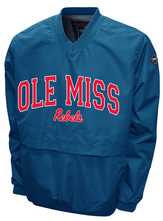 Ole Miss Rebels Franchise Club Members 2 Windshell Jacket - Light Blue