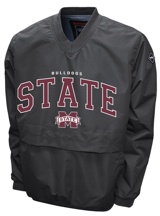 Mississippi State Bulldogs Franchise Club Members 2 Windshell Jacket - Gray