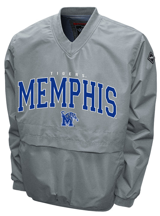 Memphis Tigers Franchise Club Members 2 Windshell Jacket - Gray