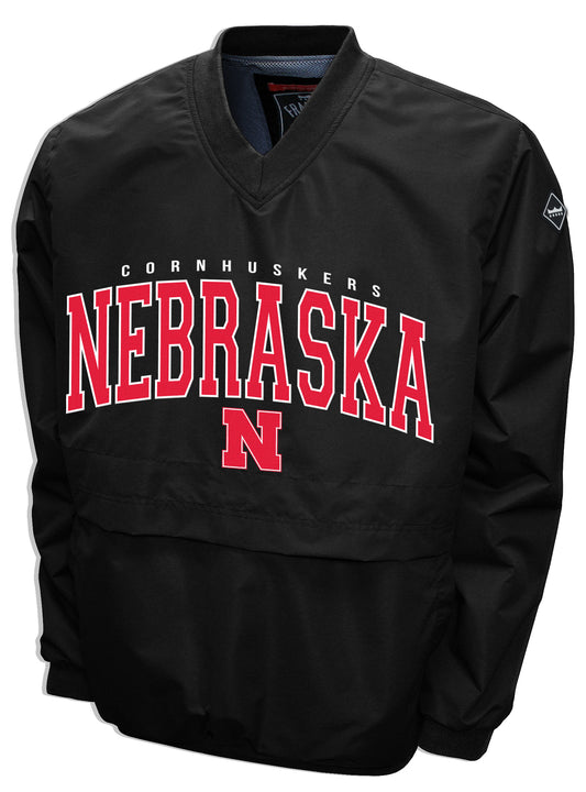 Nebraska Cornhuskers Franchise Club Members 2 Windshell Jacket - Black