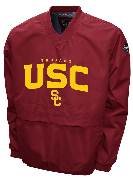 USC Trojans Franchise Club Members 2 Windshell Jacket - Burgandy